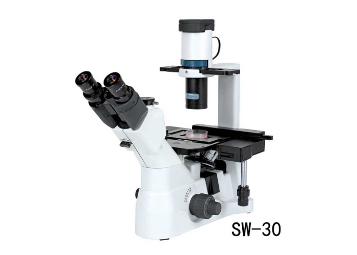 倒置生物显微镜 SW-30 12800元 SW-30K坷垃照明 14800元