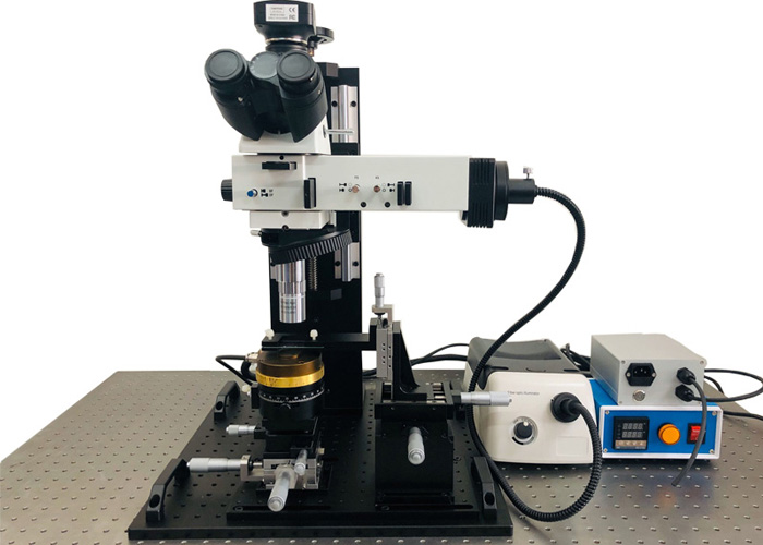 二维材料转移显微镜 长工作距离显微镜 材料显微镜 实验室显微镜