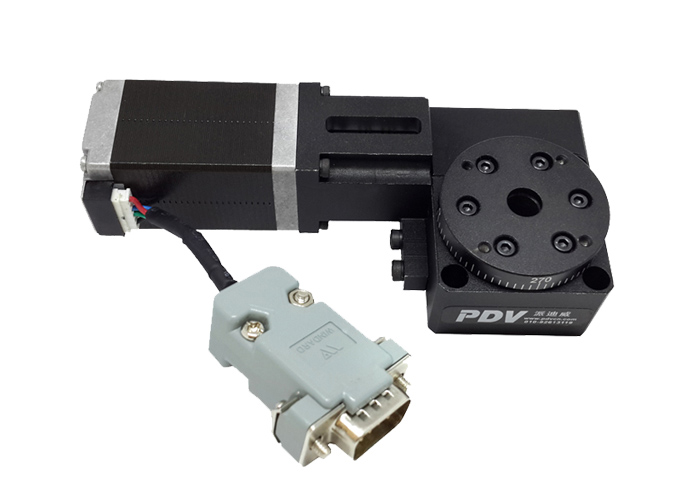 PX110-30 精密型电动旋转台(蜗轮蜗杆)  直径30mm 分度盘 